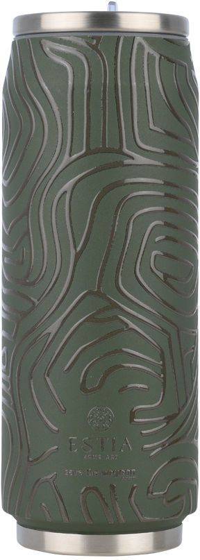 ΘΕΡΜΟΣ SAVE THE AEGEAN TRAVEL CUP OLIVE FLOW (500ML)
