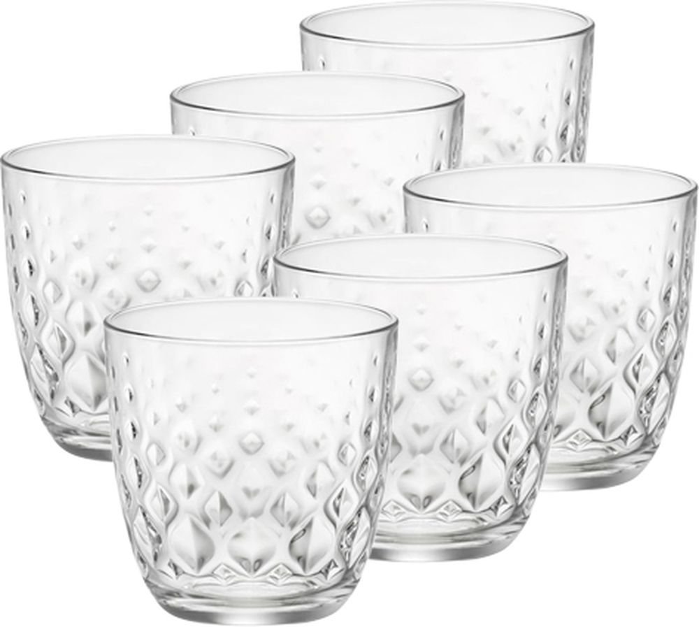 ΣΕΤ ΠΟΤΗΡΙ ΚΡΑΣΙΟΥ BORMIOLI ROCCO AQUA GLIT ΓΥΑΛΙ 300ML (6ΤΜΧ)