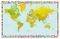 �������������� MAP OF THE WORLD 175 X 115 CM