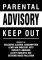 POSTER PARENTAL ADVISORY 61 X 91.5 CM