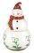 EIRA SNOWMAN COOKIE JAR 30 