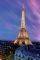 POSTER EIFFEL TOWER AT DUSK 61 X 91.5 CM