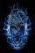 POSTER SKULL WITH DRAGON 61 X 91.5 CM