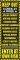 DOOR POSTER GAMING KEEP OUT 53 X 158 CM