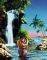 POSTER WATERFALL LOVERS 40.6 X 50.8 CM
