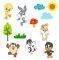 ΦΙΓΟΥΡΕΣ ΤΟΙΧΟΥ HOLLYTOON BABY LOONEY TUNES (24TEM)