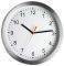 TFA 98.1045 BRUSHED ALUMINIUM WALL CLOCK