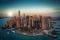 POSTER NEW-YORK-FREEDOM-TOWER-MANHATTAN  61 X...