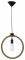 ΦΩΤΙΣΤΙΚΟ ΟΡΟΦΗΣ HERONIA LIGHTING  KYKLOS 1L ROPE UT-BL ΜΕΤΑΛΛΟ/ΣΧΟΙΝΙ ΜΑΥΡΟ/ΜΠΕΖ 100X32CM