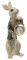    INART POLYRESIN  RABBIT MULTI 12722CM