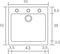 ΝΕΡΟΧΥΤΗΣ SANITEC CLASSIC 339 00 WHITE (50CMX50CM)