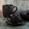 ΦΛΙΤΖΑΝΙ & ΠΙΑΤΑΚΙ CAPPUCCINO ESPIEL GOBI BLACK SAND HANDMADE (220ML) ΦΛΙΤΖΑΝΙ & ΠΙΑΤΑΚΙ CAPPUCCINO ESPIEL GOBI BLACK SAND HANDMADE (220ML)