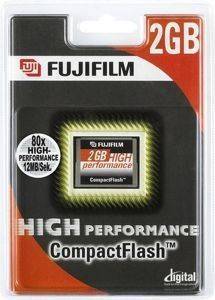 FUJI 2GB HIGH PERFORMANCE COMPACT FLASH CARD