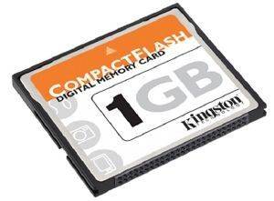 KINGSTON 1GB COMPACT FLASH MEMORY CARD KINGSTON 1GB COMPACT FLASH MEMORY CARD