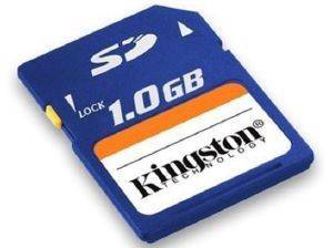 KINGSTON 1GB SECURE DIGITAL MEMORY CARD