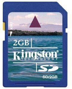 KINGSTON 2GB SECURE DIGITAL MEMORY CARD KINGSTON 2GB SECURE DIGITAL MEMORY CARD