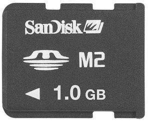 SANDISK 1GB MEMORY STICK MICRO M2