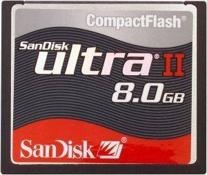 SANDISK ULTRA II 8GB COMPACT FLASH CARD