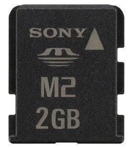 SONY MEMORY STICK MICRO MSA-2 GW 2GB WITH 2 ADAPTERS