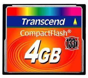 TRANSCEND TS4GCF133 4GB COMPACT FLASH 133X