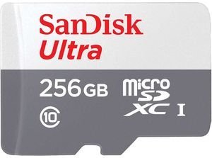 SANDISK SDSQUNR-256G-GN3MN ULTRA 256GB MICRO SDXC UHS-I CLASS 10 SANDISK SDSQUNR-256G-GN3MN ULTRA 256GB MICRO SDXC UHS-I CLASS 10