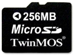 TWINMOS MINI SECURE DIGITAL CARD 256MB TWINMOS MINI SECURE DIGITAL CARD 256MB