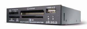 AKASA AK-ICR-01A 30-IN-1 INTERNAL 3.5\'\' CARD READER BLACK