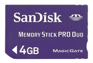 SANDISK 4GB MEMORY STICK PRO DUO