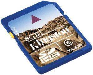 KINGSTON 8GB SECURE DIGITAL HIGH CAPACITY CLASS 6