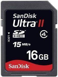 SANDISK 16GB ULTRA II SECURE DIGITAL CLASS 4 SANDISK 16GB ULTRA II SECURE DIGITAL CLASS 4
