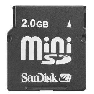 SANDISK 2GB SECURE DIGITAL MINI CARD