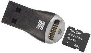 SANDISK 8GB ULTRA MEMORY STICK MICRO M2 WITH READER SANDISK 8GB ULTRA MEMORY STICK MICRO M2 WITH READER