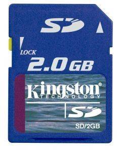 KINGSTON 2GB SECURE DIGITAL MEMORY CARD KINGSTON 2GB SECURE DIGITAL MEMORY CARD