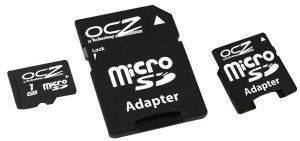 OCZ MICRO SD 1GB + SD/MINI SD ADAPTOR OCZ MICRO SD 1GB + SD/MINI SD ADAPTOR