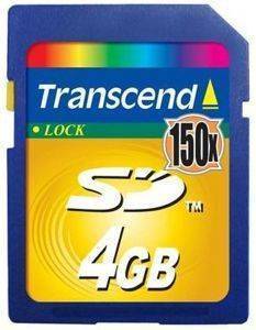 TRANSCEND SECURE DIGITAL 4GB 150X ULTRA