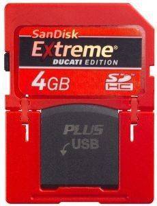 SANDISK 4GB EXTREME DUCATI EDITION SD PLUS