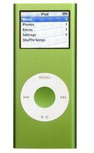 APPLE IPOD NANO GREEN 4GB