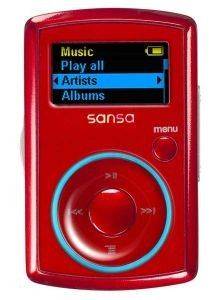 SANDISK SANSA CLIP 2GB RED SANDISK SANSA CLIP 2GB RED