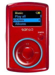 SANDISK SANSA CLIP 2GB RED