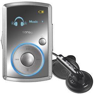 SANDISK SANSA CLIP 4GB SILVER FM RADIO