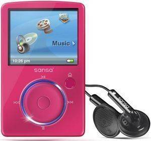 SANDISK SANSA FUZE FM 4GB PINK SANDISK SANSA FUZE FM 4GB PINK