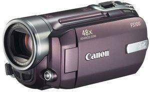CANON FS100 FLASH MEMORY CAMCORDER GARNET WINE CANON FS100 FLASH MEMORY CAMCORDER GARNET WINE
