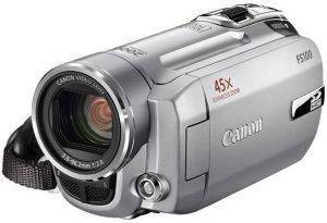 CANON FS100 FLASH MEMORY CAMCORDER SILVER