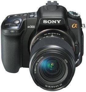 SONY ALPHA DSLR-A300K + 18-70MM ZOOM KIT