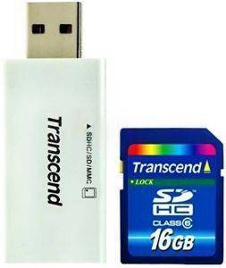 TRANSCEND 4GB SECURE DIGITAL HIGH CAPACITY CLASS 6 WITH READER TRANSCEND 4GB SECURE DIGITAL HIGH CAPACITY CLASS 6 WITH READER