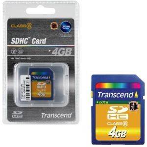 KINGSTON 4GB SECURE DIGITAL HIGH CAPACITY CLASS 6