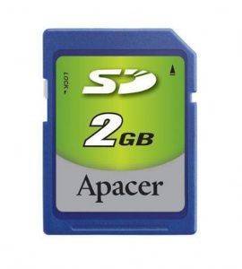 APACER 2GB HIGH SPEED SECURE DIGITAL 100X