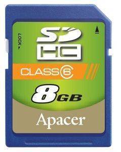 APACER 8GB SECURE DIGITAL HIGH CAPACITY CLASS 6 APACER 8GB SECURE DIGITAL HIGH CAPACITY CLASS 6