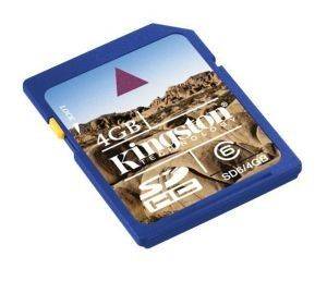 KINGSTON 4GB SECURE DIGITAL HIGH CAPACITY CLASS 6 KINGSTON 4GB SECURE DIGITAL HIGH CAPACITY CLASS 6