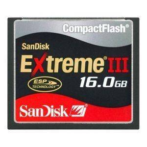 SANDISK 16GB EXTREME III COMPACT FLASH SANDISK 16GB EXTREME III COMPACT FLASH